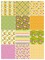Spring Scrapbook Paper Pack. 12 Sheets of 15.2x15.2cm Heavyweight Paper Pad F07M2-3 AC230901-06